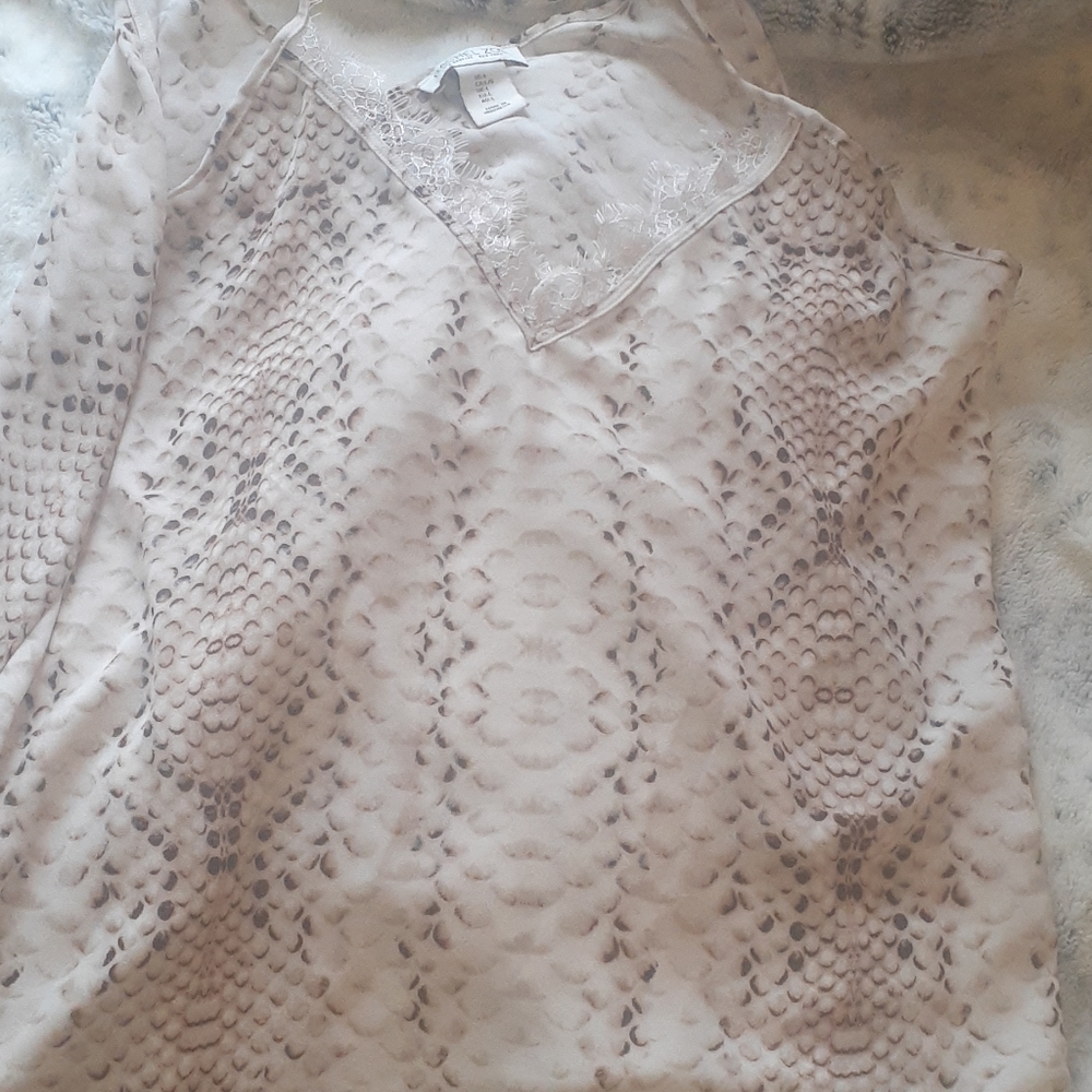 Snake skin tank top